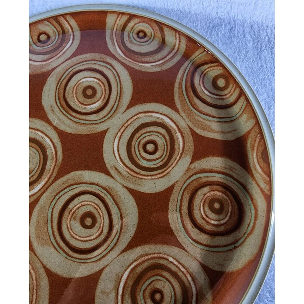 Denby Stoneware ~ Fire Chilli w/Swirl Design ~ 13